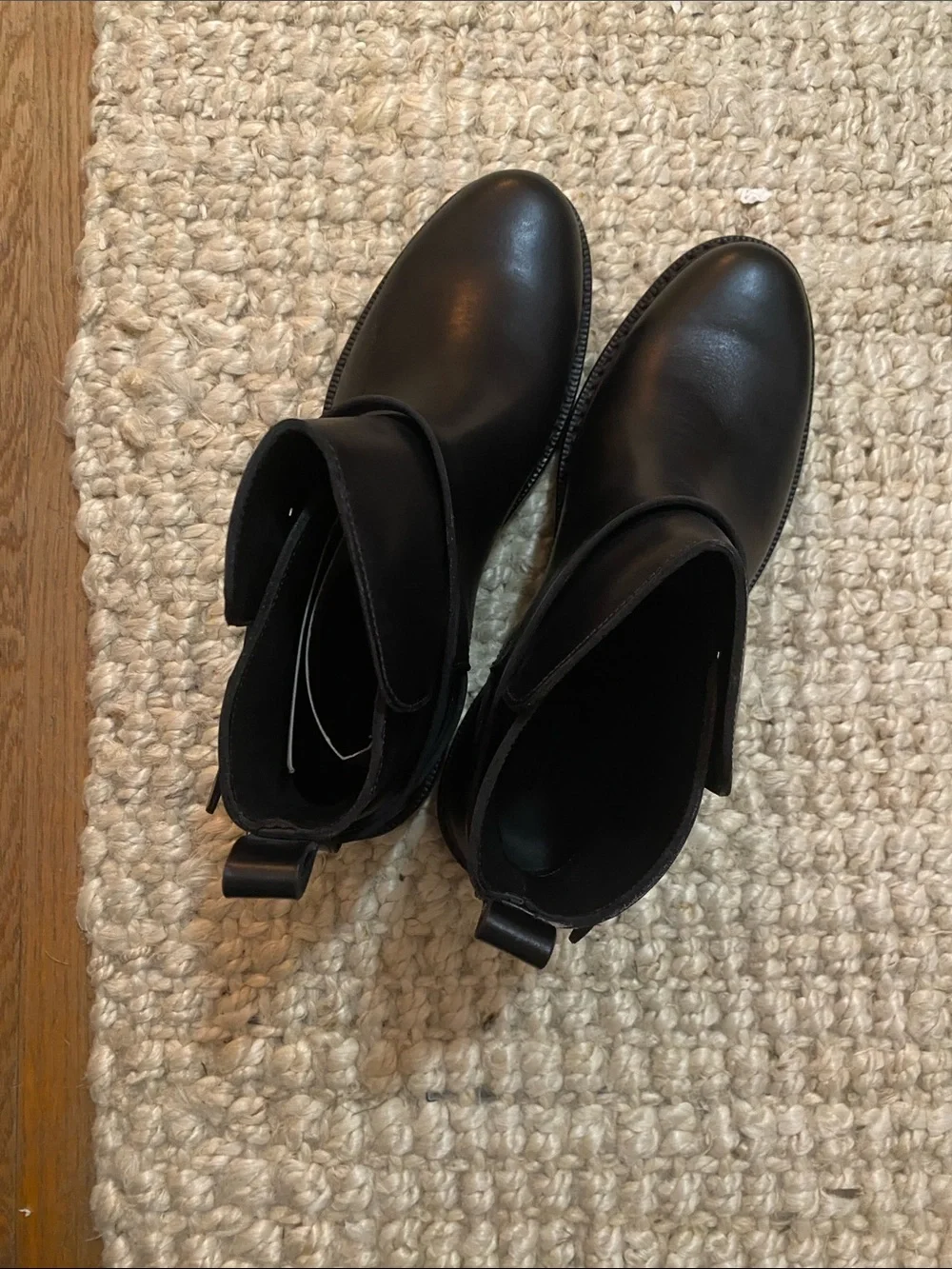 Rag & Bone Women’s Chelsea Black Leather Ankle Boots “Driscoll”